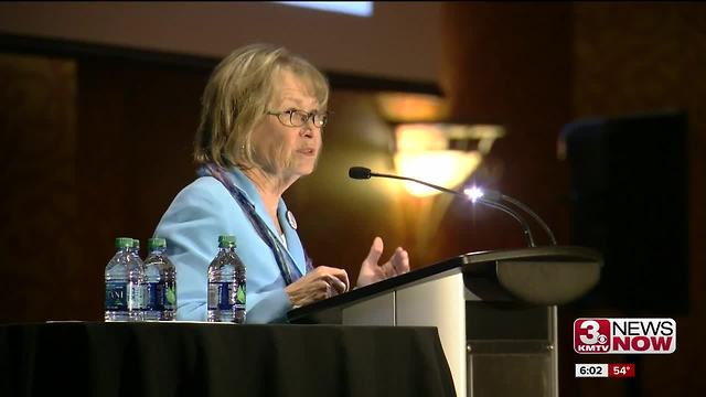 Mother of Jacob Wetterling speaks in Omaha