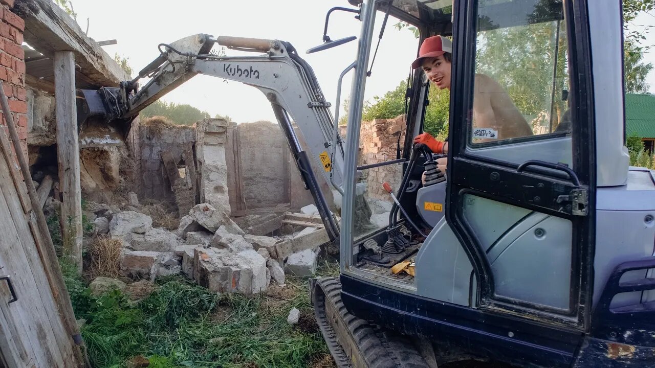 Destroying OLD Chicken BARN