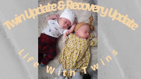 Twin & recovery update/ Life With Twins