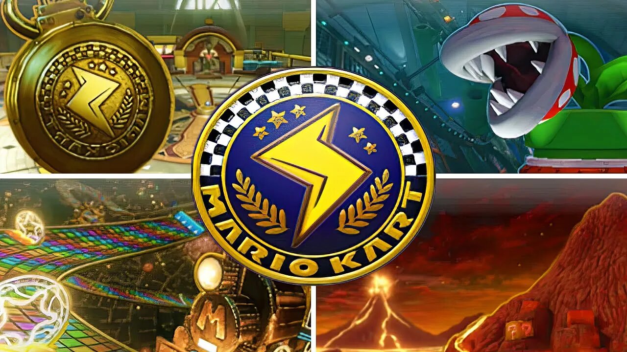 Mario Kart 8 Deluxe - Lightning Cup Grand Prix | All Courses (1st Place)