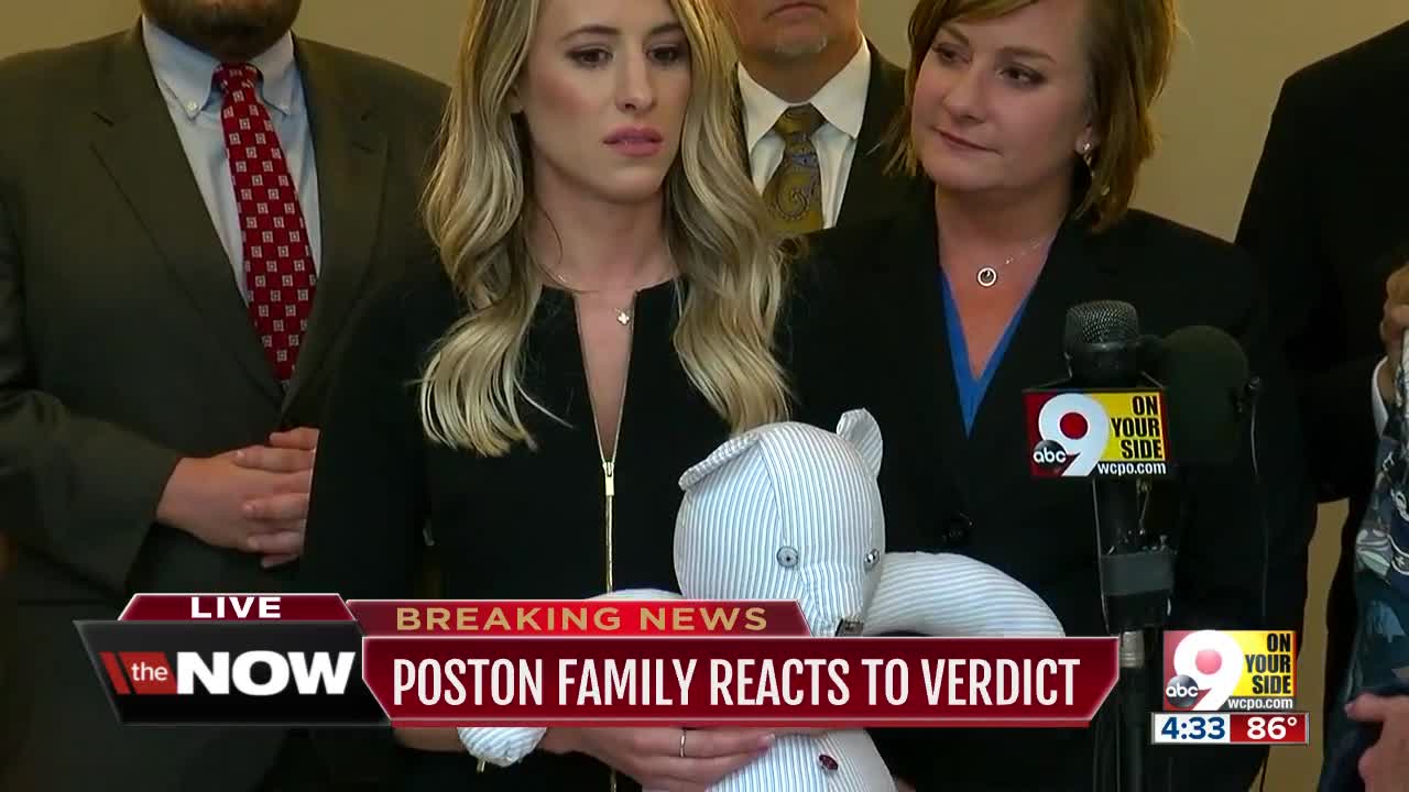 Ryan Poston's sister tells why she brought teddy bear to court