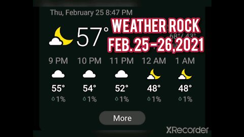 WEATHER ROCK FEB 25-26,2021