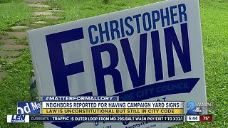 Campaign signs already? That's allowed, but here's what isn't