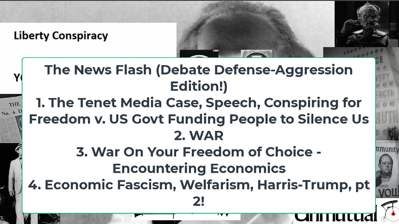 Liberty Conspiracy LIVE 9-10-24 Debate Prep!