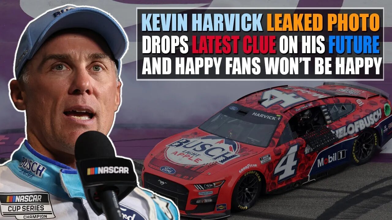 Kevin Harvick Leaked Photo Drops Latest Clue on His Future, and Happy Fans Won't Be Happy