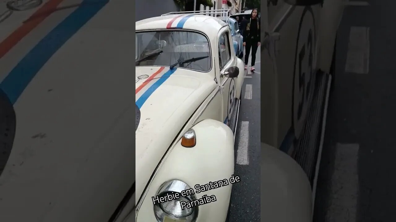 Herbie - Fusquinha em Santana de Parnaíba #carrosantigos #fusca