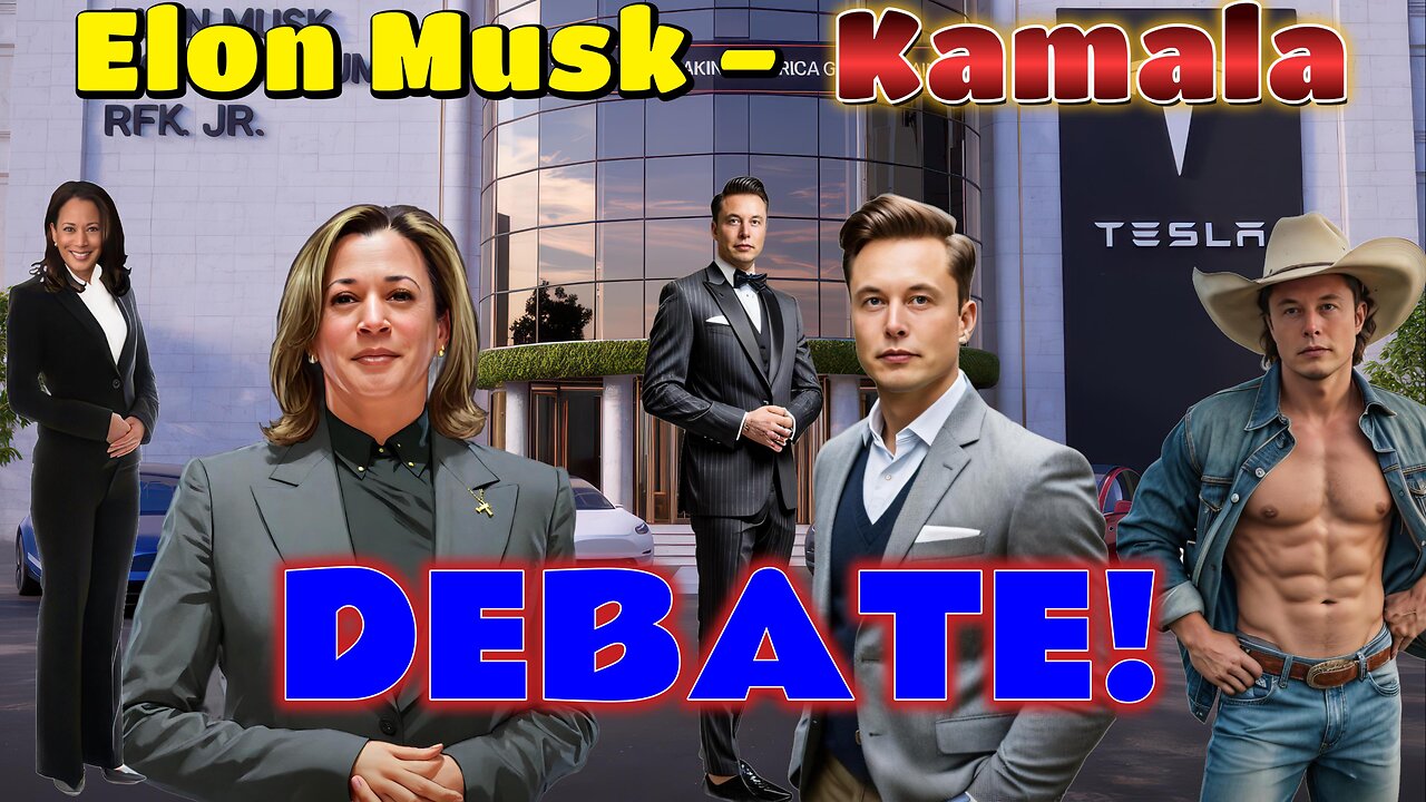 Elon Musk vs Kamala Debate! Elon's Turn To Verbally Destroy Her!