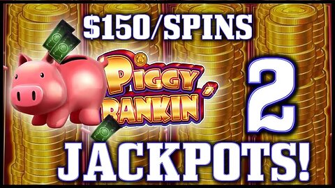 $150 SPINS! - High Limit Lock It Link Piggy Bankin