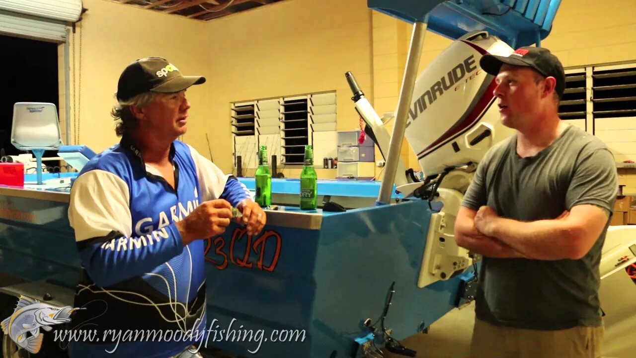 Catching barra using Balista LED lure technology
