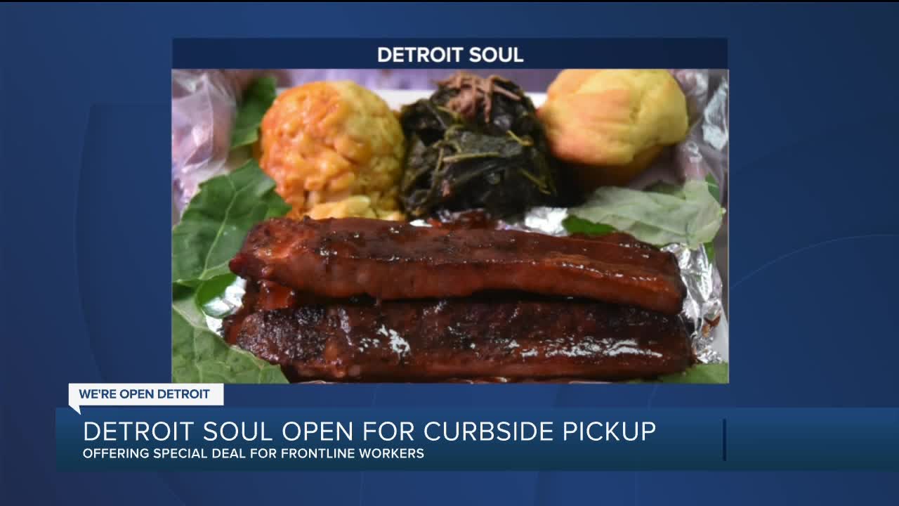 Detroit Soul serving up comfort food, offering 10 percent off for frontline workers