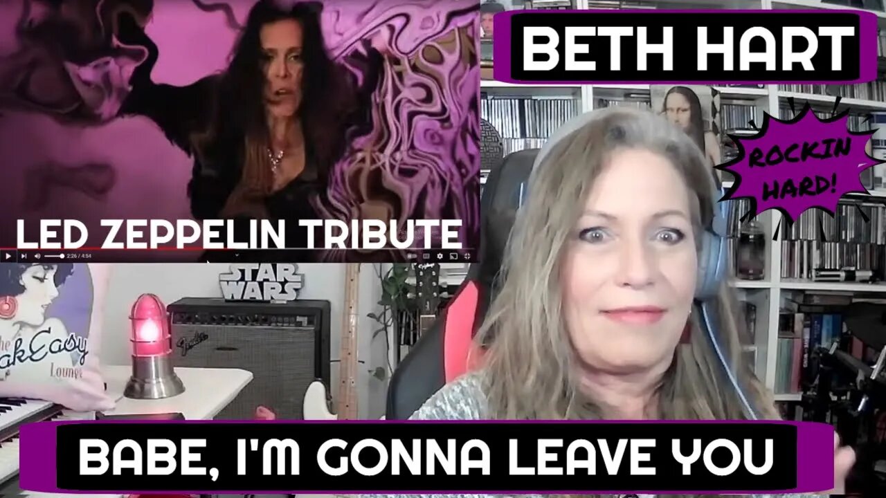 BETH HART, EFFIN ROCKS! Babe I'm Gonna Leave You {Led Zeppelin} TSEL Beth Hart Reaction