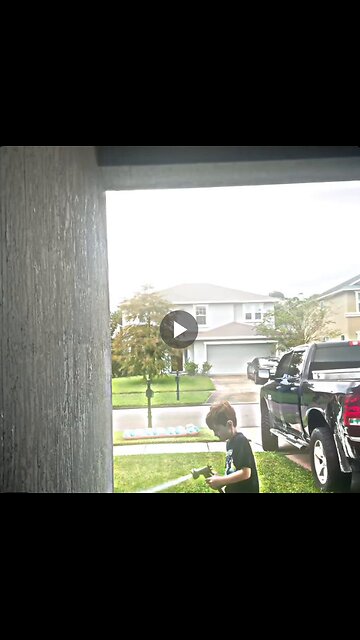 Guy complains about kid using hose, gets hosed