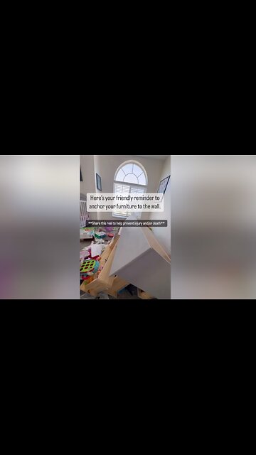 Mom shares furniture tip-over reminder for parents
