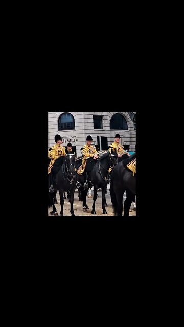 The Household Cavalry in side street waiting to join the parade #mayorlordshow