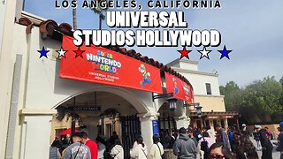 Super Nintendo World in Los Angeles Hollywood California