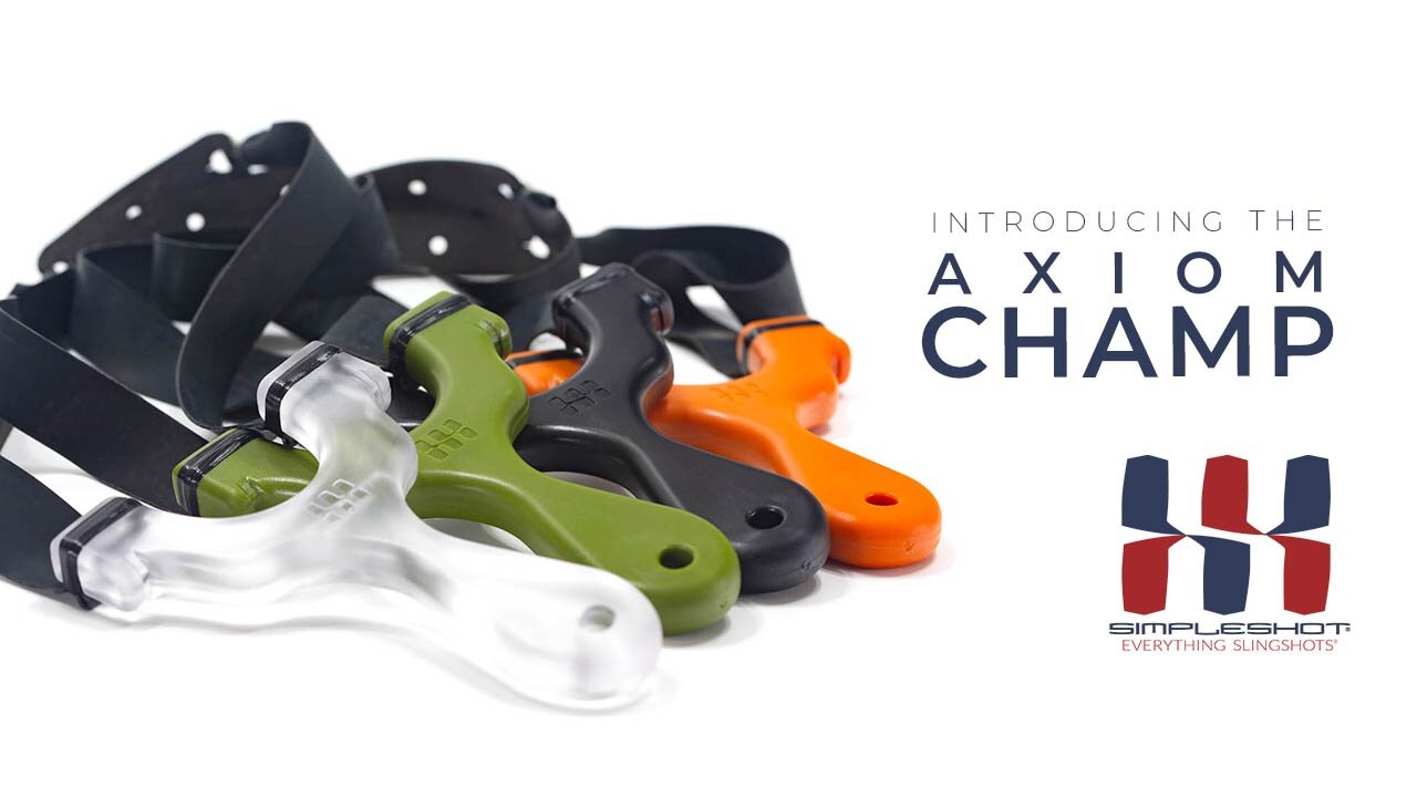 Introducing the Axiom Champ. A classic slingshot is reborn.