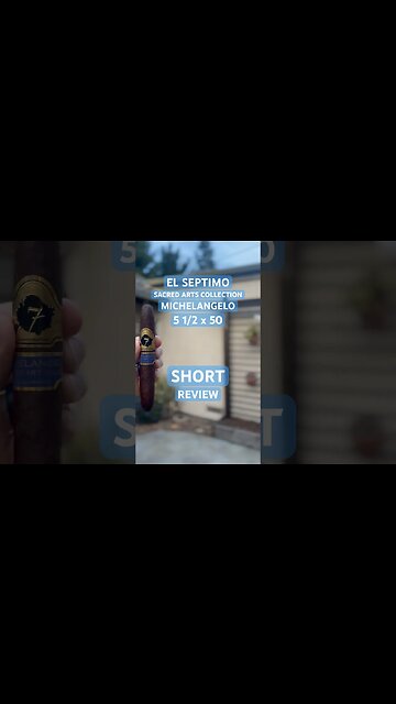 El Septimo SAC Michelangelo SHORT Review #cigar #cigars #luxury #calm