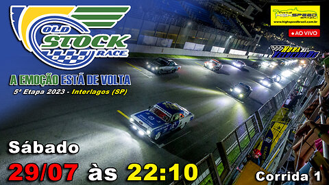 🔴 OLD STOCK RACE | Corrida 1 | 5ª Etapa 2023 | Interlagos (SP) | Ao Vivo