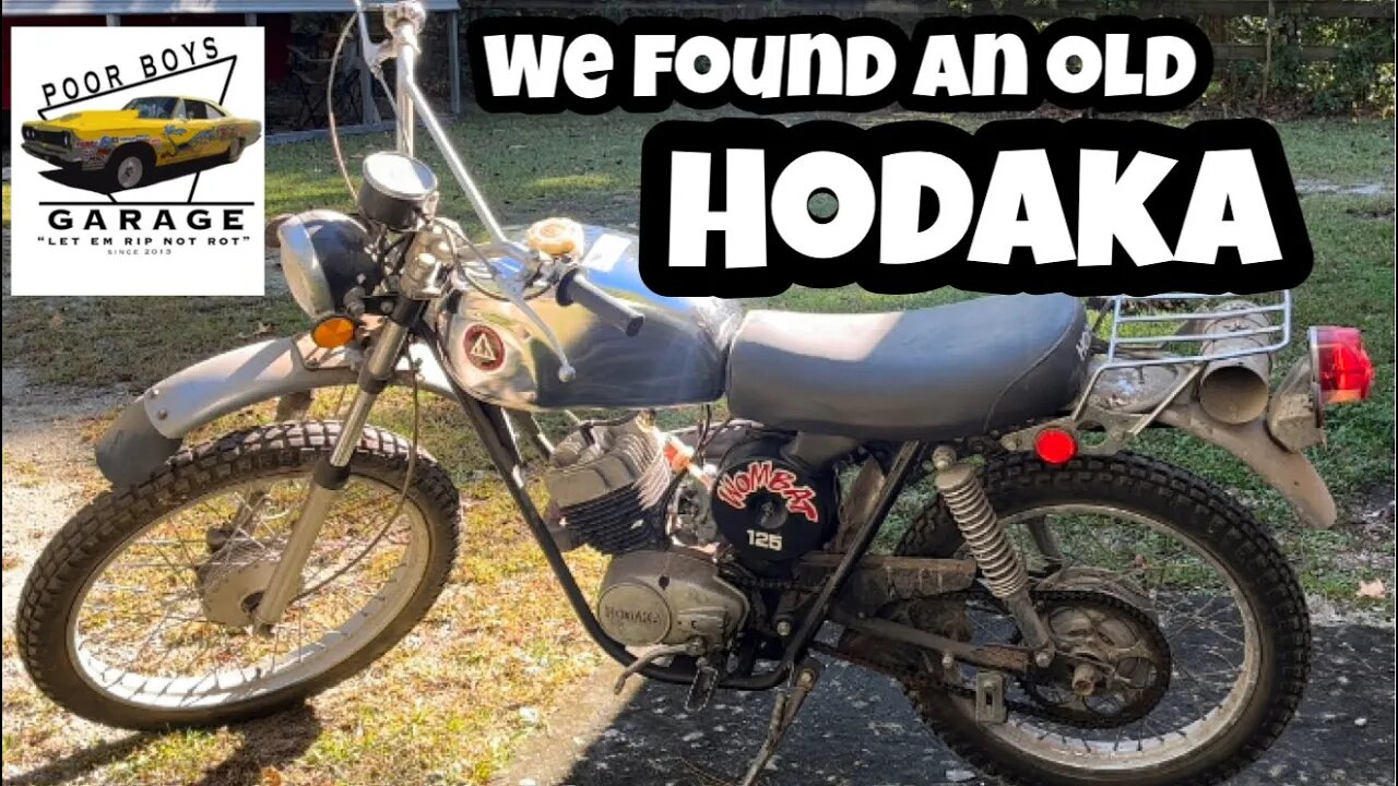 Will It Run and Drive? Sat Since the 80's, 1972 Hodaka Wombat 125