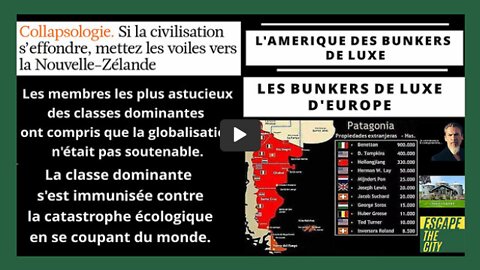 Les BUNKERS des super-riches sont prêts pour l'effondrement