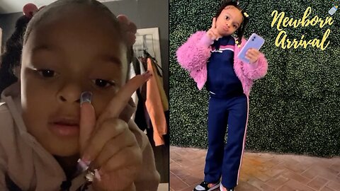 "Check Yo Self" 7 Year Old Linda Claps Troll Criticizing Her Press On Nails! 💅🏾