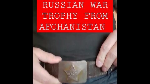 Russian War Trophy From Afghanistan #russia #Alaska