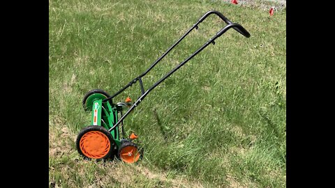 Scotts Outdoor Power Tools 20-Inch 5 Blade Classic Push Reel Manual Push Lawn Mower