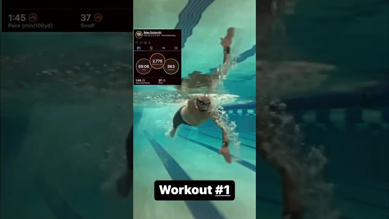 A strong start to the day in the pool #fitness #motivation #swimming #shorts