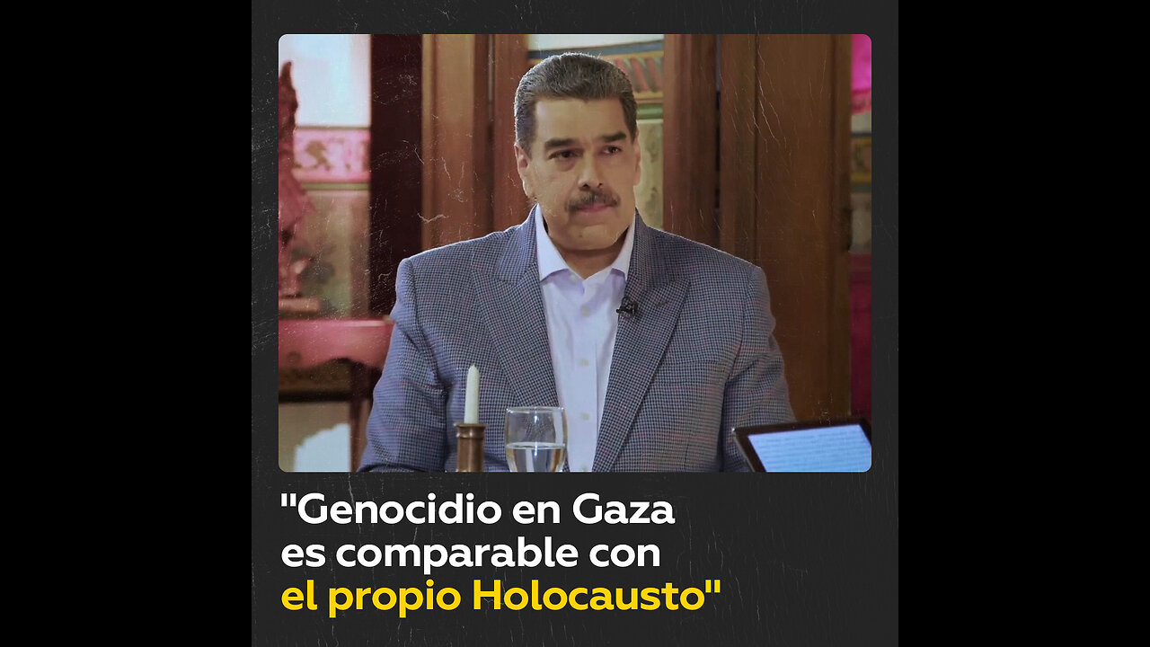 Maduro sobre Gaza: “Solamente es comparable con el propio Holocausto judío”