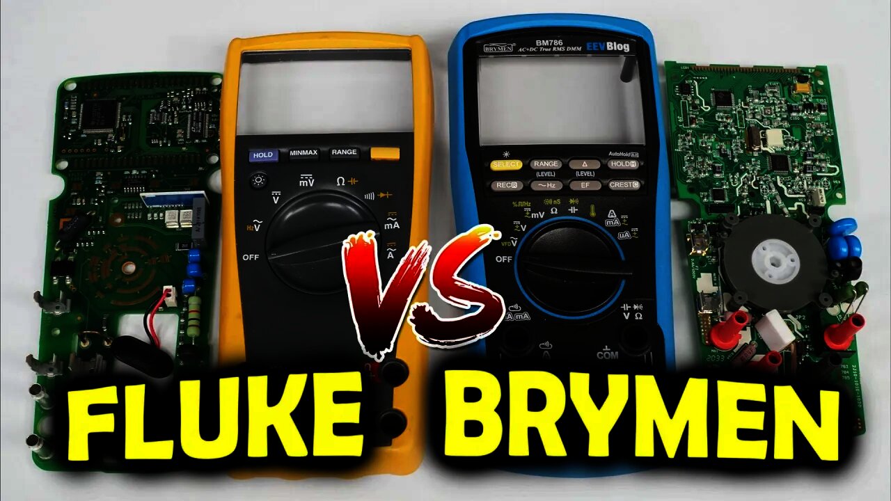 EEVblog 1447 - EXPENSIVE Fluke vs CHEAPER Brymen - Teardown