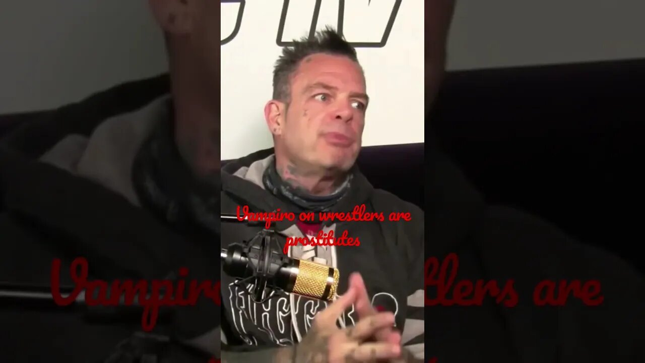 Vampiro on wrestlers being prostitutes