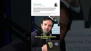 Tarcísio cancela Paulo Freire | #shorts do @mblivetv #tiktok #direita