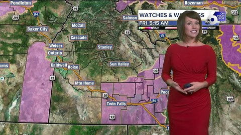 Midday rain gives way to blustery winds across all of southern Idaho Friday