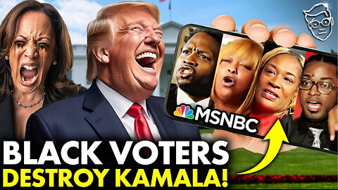 Black Voters Leave MSNBC in STUNNED Shock: 'I'm Voting TRUMP!