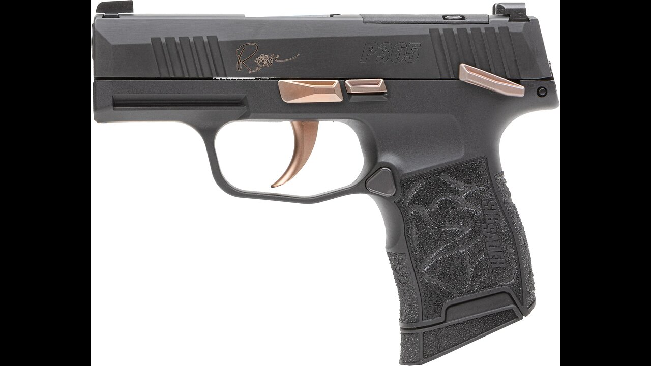 SIG SAUER P365-380 ROSE 380 AUTO 3.1'' 10-RD SEMI-AUTO PISTOL WOUNDED VETERANS RELIEF FUND