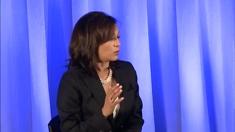 Kamala Harris explains cloud storage.