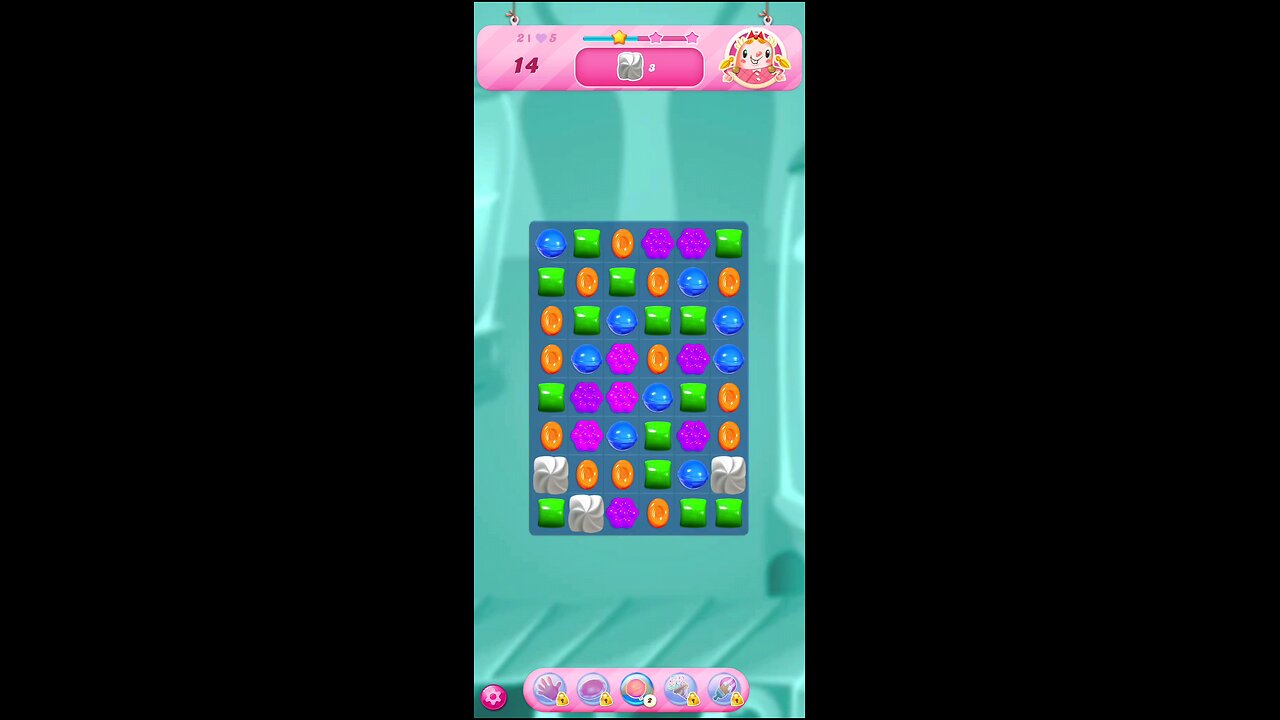 Candy crush Game 1 to 6 level complete
