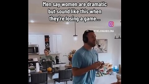 Wife's reaction - she thought she married a real man!