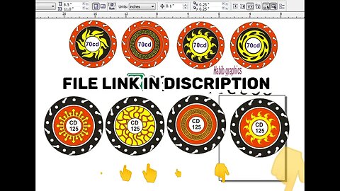 Honda CG 125 and CD 70 Hub cdr file in new design free downloadcdr