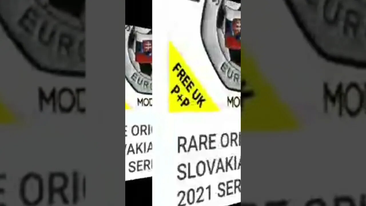 #RARE #ORIGINAL #SLOVAKIA #EURO #2021 #SERIES WITH #COA OF 100 #ChangeChecker com #investincoins