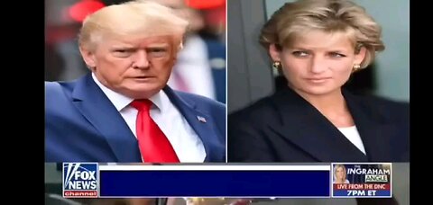 Bizarre Comm-Trump & Princess Diana appear randomly on Fox News.