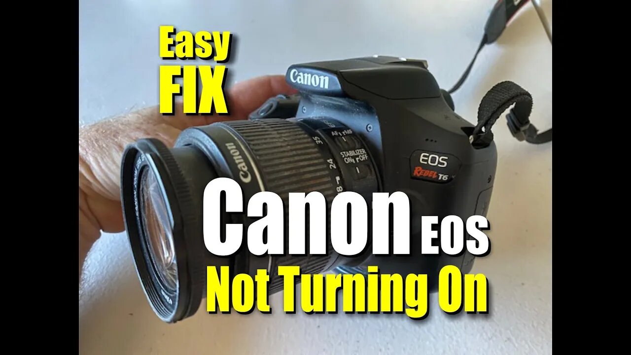 Easy DIY Fix for Canon EOS Camera Not Turning On