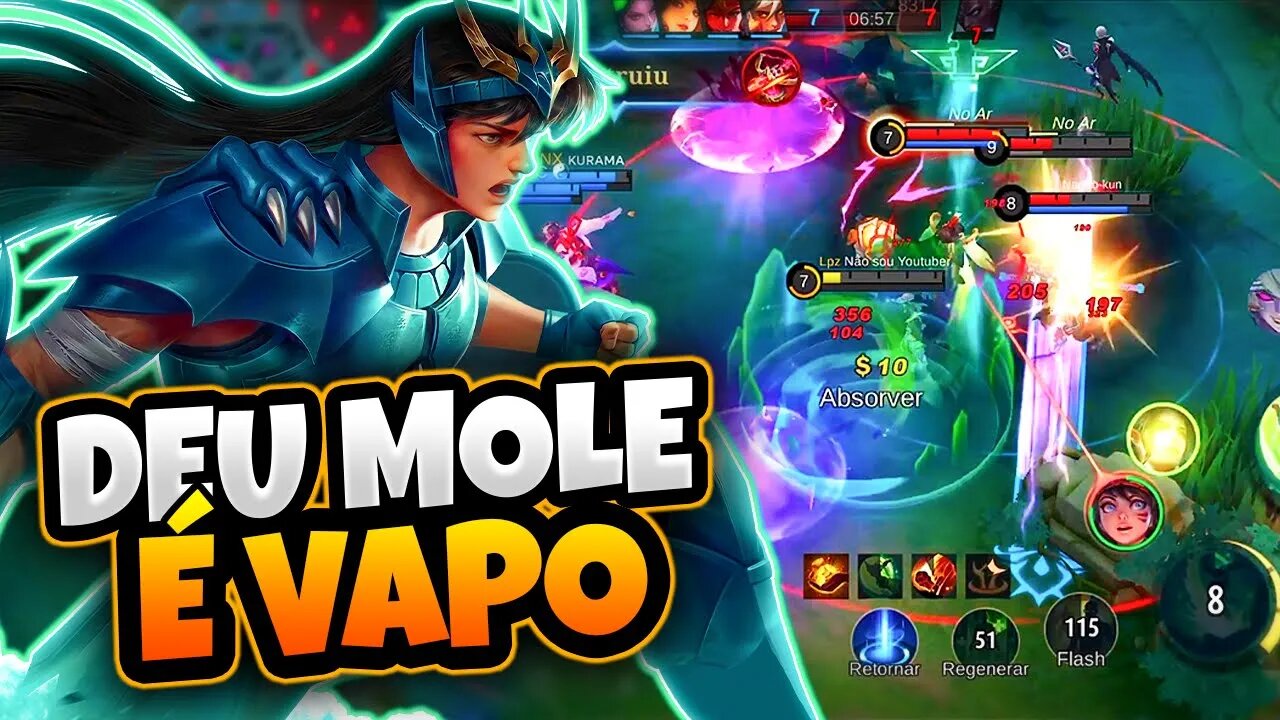 JOGUEI COM O REI DO FREESTYLE E NESSA SKIN TÁ MAIS BONIDO AINDA | MOBILE LEGENDS