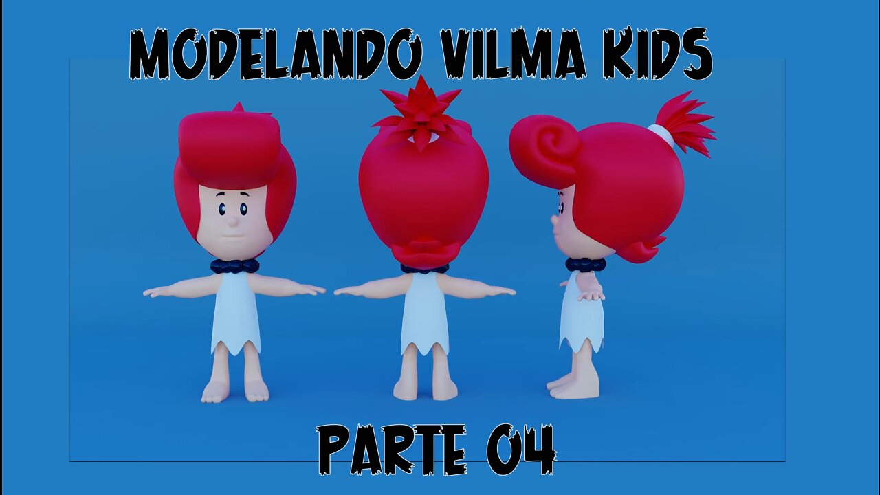 Blender Tutorial - Modeling Wilma Kids - Part 04