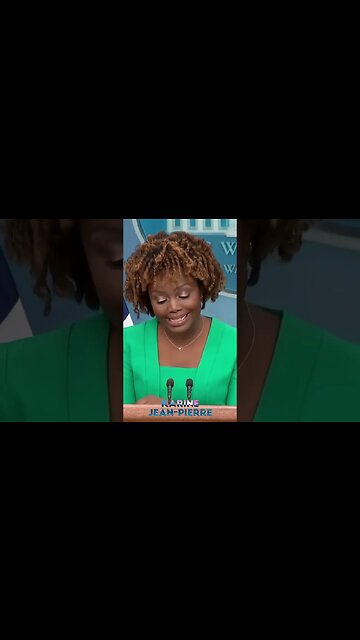 Jean-Pierre, Kamala Harris The President