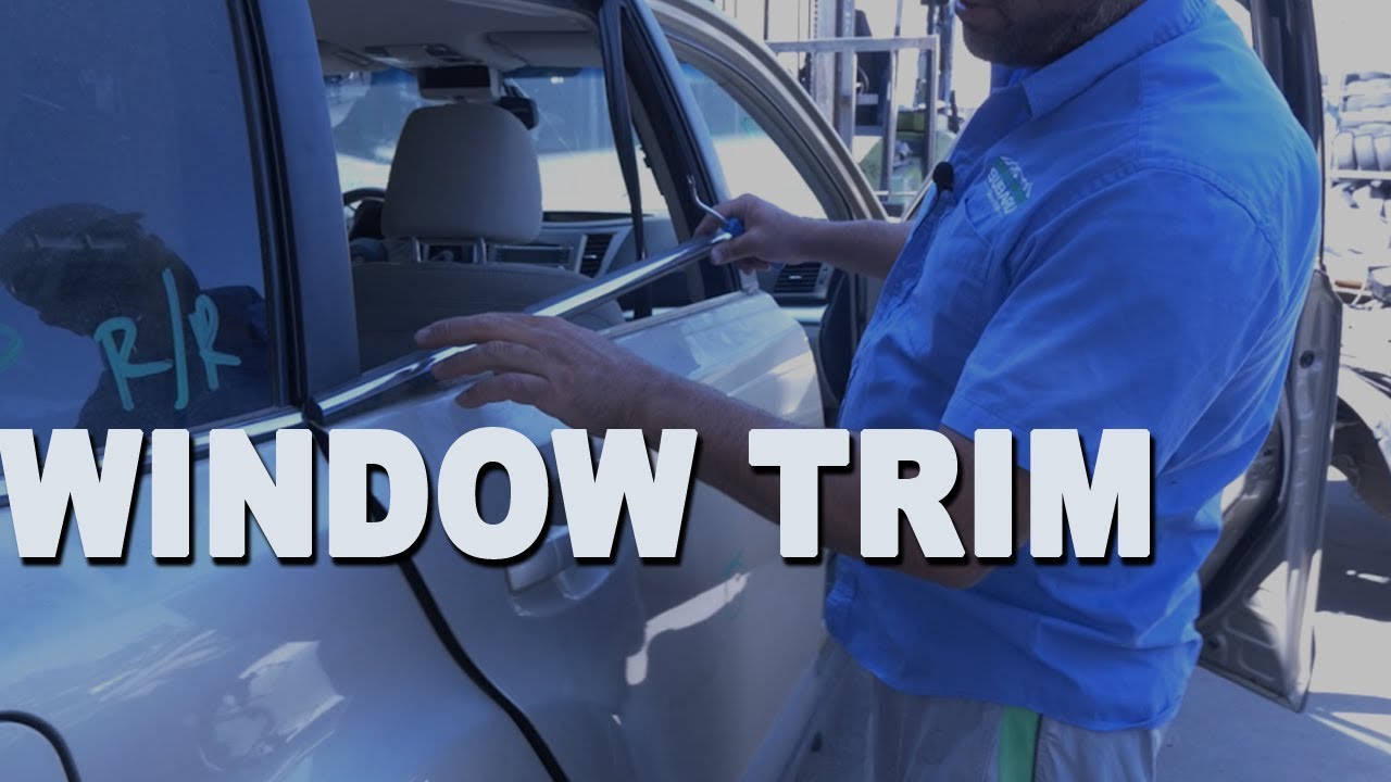 2010 Subaru Outback Rear Passenger Window Trim Removal and Replacement