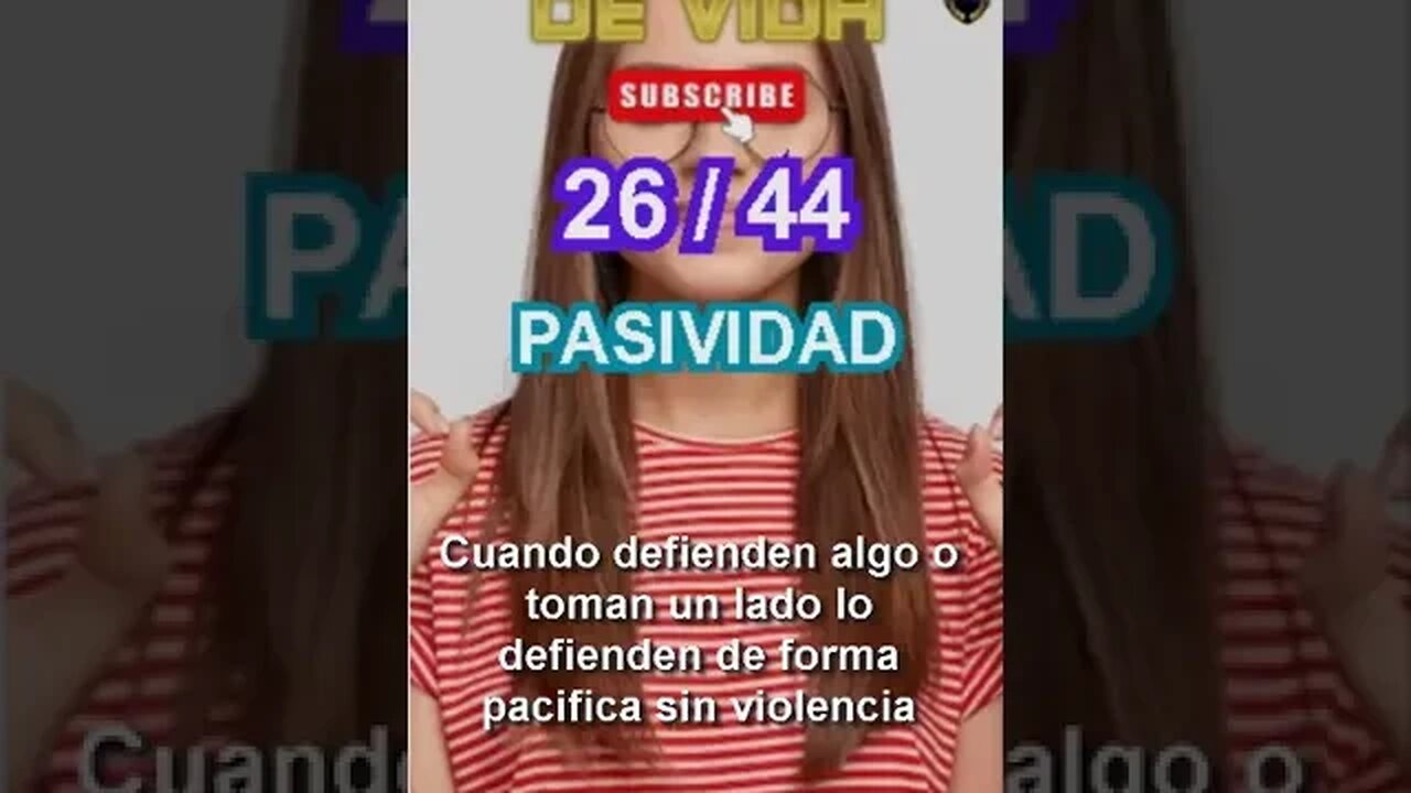 Destino de vida 26 - 44 Pasividad