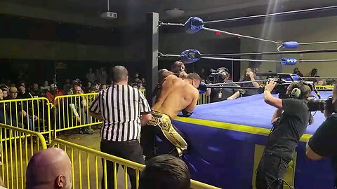 Nick Aldis and Thom Latimer do Battle in a NWA WRESTLING RING!!