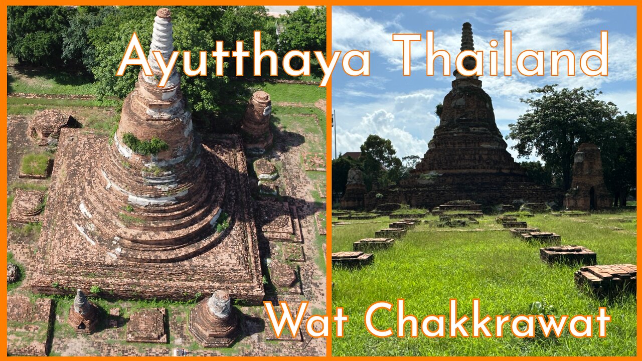 Wat Chakkrawat วัดจักรวรรดิ์ - Ancient Temple Ruin in Ayutthaya With Drone Footage - Thailand 2024