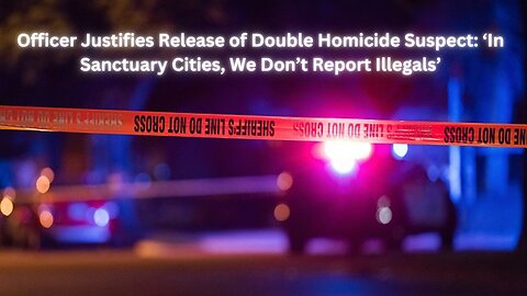 Cop says he Released Double Murder Suspect because Illegals Cannot be Reported in Sanctuary Cities